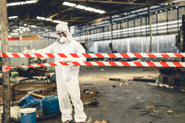 Professional Odor Removal technician working in Mount Airy, GA
